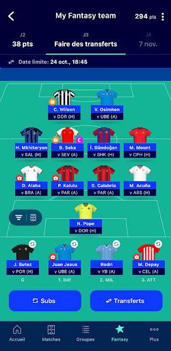 UEFA Champions League officiel screenshot 3