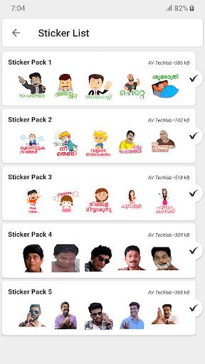 Malayalam WAStickersApp screenshot 3