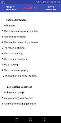 English Tenses Easy Sequence скриншот 7