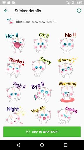Cat Sticker screenshot 5