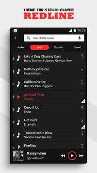Stellio Redline Theme screenshot 2