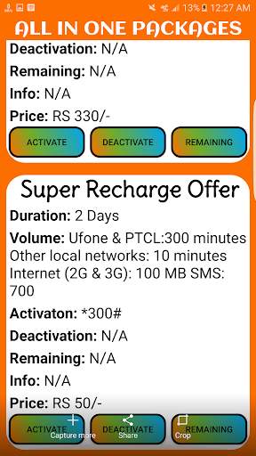 My Ufone Packages: Call, SMS & Internet 2020 screenshot 11