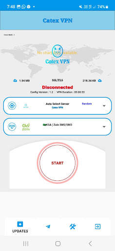 Catex VPN screenshot 1