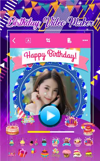 Happy Birthday Video Maker screenshot 4