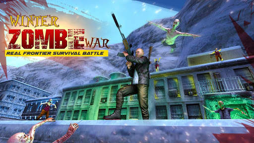 Winter Zombie War: Real Frontier Survival Battle screenshot 2
