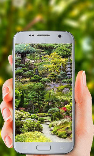 Garden Live Wallpapers 2 تصوير الشاشة