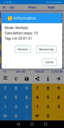 Total: Without Symbol, Billing and Date Calculator screenshot 3
