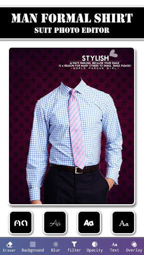 Man Formal Shirt Suit Photo Editor screenshot 4