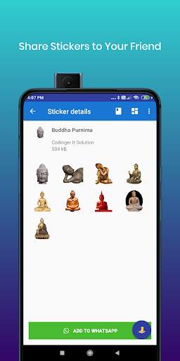 Buddha Purnima Stickers For WhatsApp - WAStickers screenshot 8