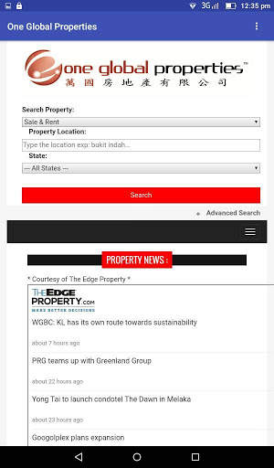 One Global Properties screenshot 6