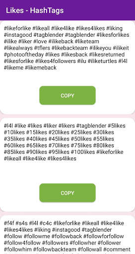 Hashtags for instagram screenshot 2
