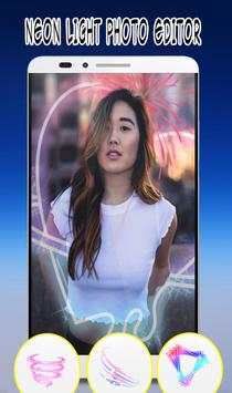 Neon Light Photo Editor 1 تصوير الشاشة