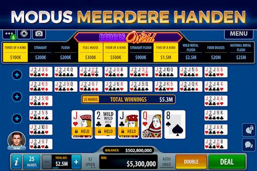 Video Poker van Pokerist screenshot 3