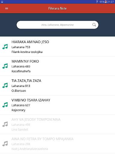 Fihirana Note screenshot 13