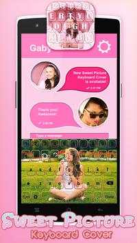 Sweet Picture Keyboard Cover screenshot 1
