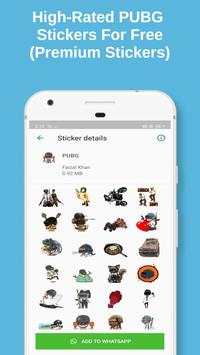 PUBG Stickers For Whatsapp: PUBG WaStickerApps screenshot 2