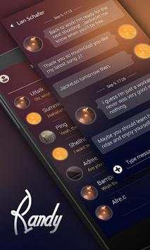 (FREE) GO SMS PRO RANDY THEME screenshot 1