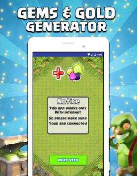 Generator Clash of Clans PRANK screenshot 1