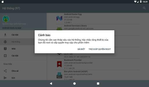 Trình quản lý ứng dụng hệ thống screenshot 13