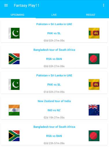 Fantasy Cricket Sports screenshot 1