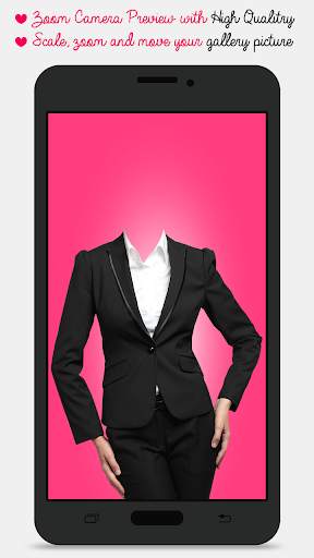 Women Jacket Suit Photo Maker screenshot 1