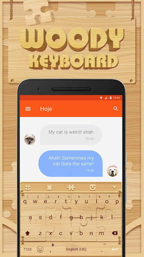 Woody Emoji Keyboard Theme screenshot 1