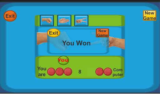 Rock Paper Scissors Game. (One Player) screenshot 7
