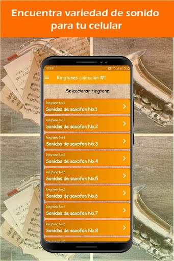ringtones de saxofon, sonidos de saxofon screenshot 2