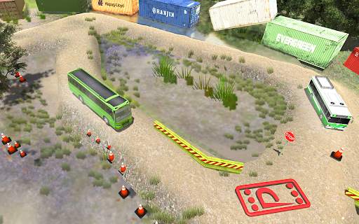 Offroad Mountains Bus Parking Simulator Games 2021 screenshot 5