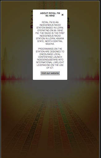Royal FM 95.1 Radio App 6 تصوير الشاشة