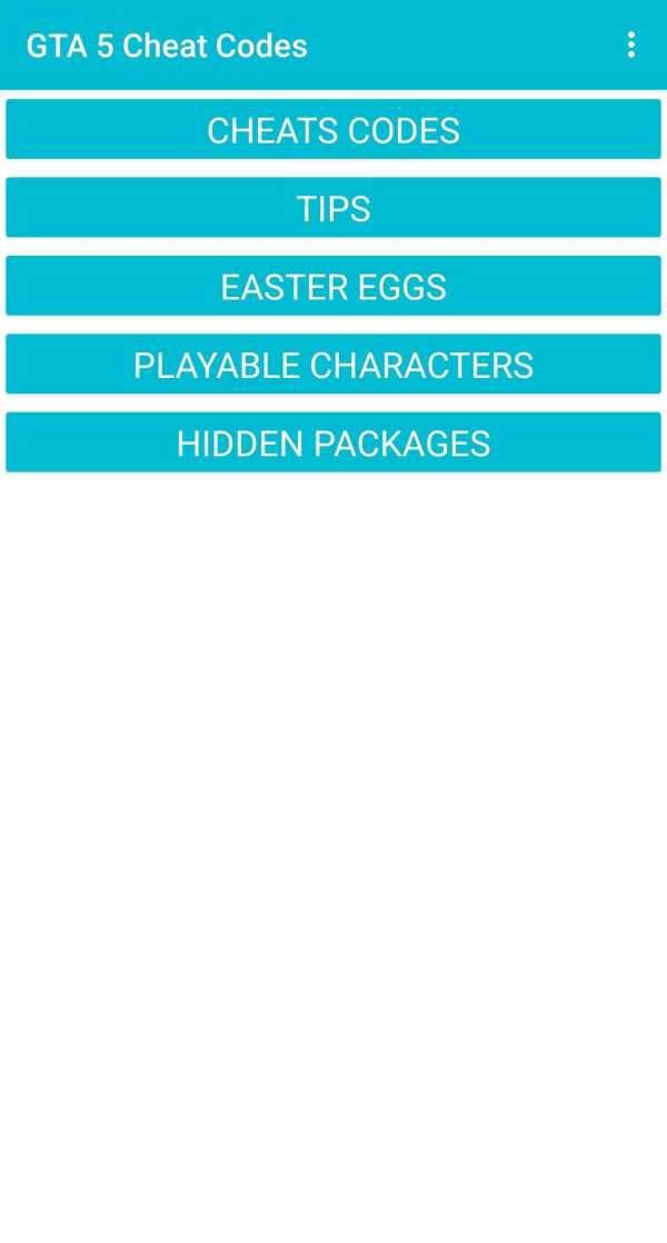 GTA 5 Cheat Codes screenshot 2