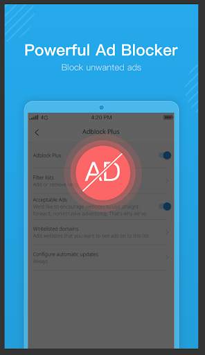 Web Browser - Fast & Private & Ad Blocker screenshot 3