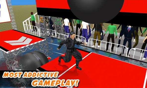 Nyata Ninja Pejuang Lari screenshot 4
