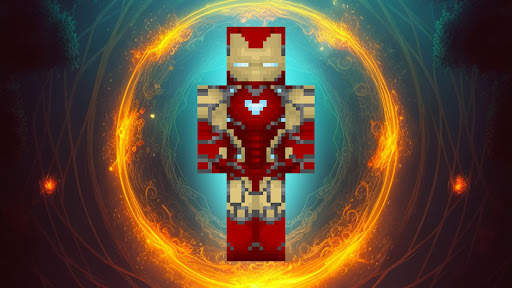 Iron Man Skin for Minecraft screenshot 25