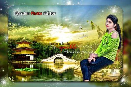 Garden Photo Editor 1 تصوير الشاشة