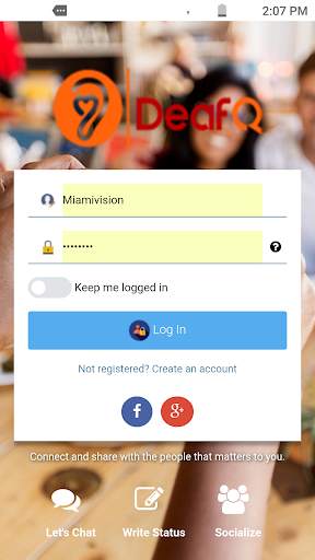 Deaf Q - Deaf Social Network screenshot 1