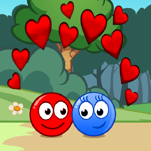 Red and Blue Ball Lovers icon