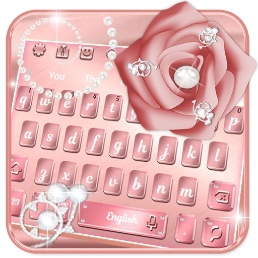 Gold Diamond Silk Keyboard Theme icon