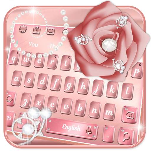 Gold Diamond Silk Keyboard Theme 10001003