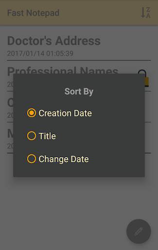 Fast Notepad With Lock 3 تصوير الشاشة