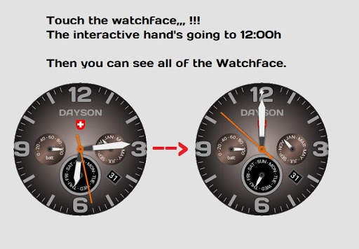 Watch Face DAYSON screenshot 2