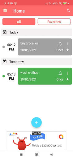 Daily Reminder with Alarm screenshot 2
