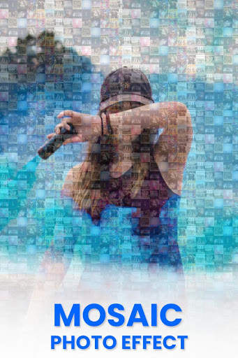 Mosaic Photo Effect : Set Mosaic Effect on Photo screenshot 1