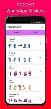 Pocoyo Aufkleber für WhatsApp | Cartoon WAStickers screenshot 1