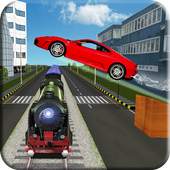 Highway Traffic Car Stunt On Train 1.1