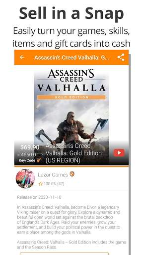 Gameflip: Buy & Sell Games, Game Items, Gift Cards screenshot 3