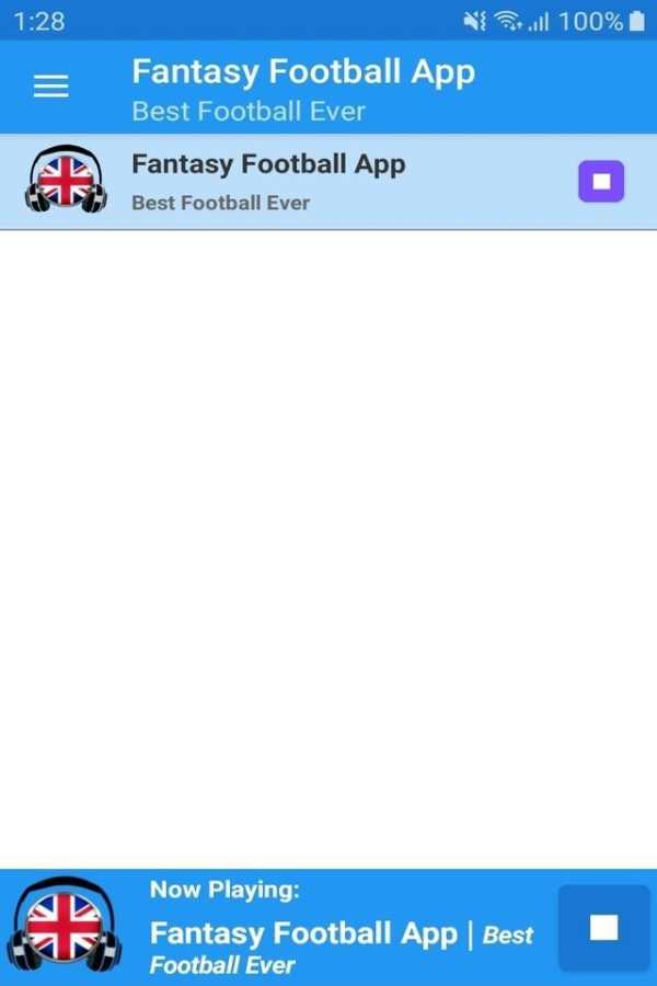 Fantasy Football App Radio EPL Live screenshot 1