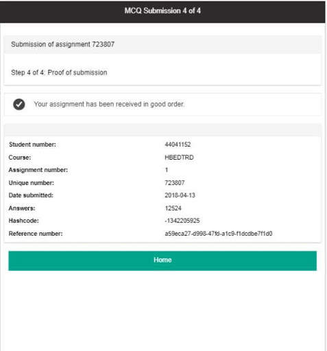 UNISA MCQ App screenshot 13