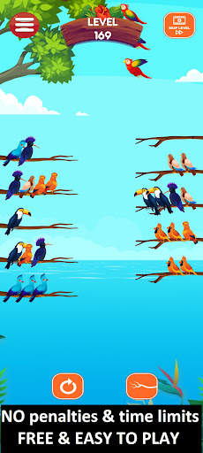 Bird Sort Pro : Color Puzzle screenshot 1