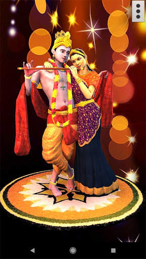 3D Radha Krishna Live Wallpaper screenshot 2